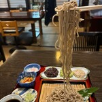 獅子宿燻亭 - ★餅そば膳（三ツ餅・1050円税込）★