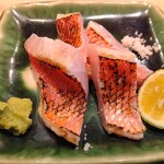すしやのたい悟 - 金目鯛炙り