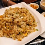志峰飯店 - 「チャーハン(スープ・ザーサイ付き)」× 2人前①