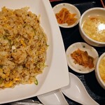 志峰飯店 - 「チャーハン(スープ・ザーサイ付き)」× 2人前②
