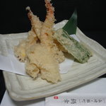 鍋幸 - 新鮮な材料がパリッとあがっていました。
