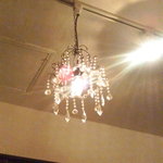 あざみ亭 秋田本店 - プチシャンデリアが素敵