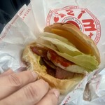 ミサロッソ - ベーコンエッグチーズ　650円