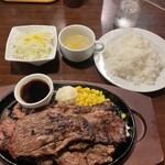 ジュークステーキ - 熟成牛はらみステーキセット1ポンド　1290円