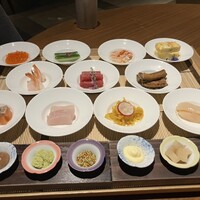 日本料理　「十二颯」 ヒルトン東京 - 手巻き寿司のネタ11種と薬味6種