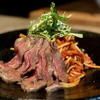 Mark Matsuoka Grill 中目黒 - アマトリチャーナ ローストビーフ添え