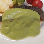 キッチン ブルー グローブ - 正面から、トローリなソース