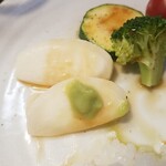 キッチン ブルー グローブ - カブにもソース