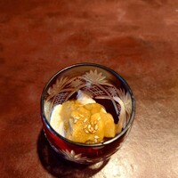 りょうりや 御旅屋 - 汲み上げ湯葉と雲丹