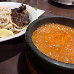 麺屋　たか - 赤鬼つけ 特製麺150g