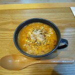 えびそば 緋彩 - 小エビのチーズリゾット