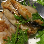 オステリア・オリエーラ - ぷりぷりの牡蠣です。