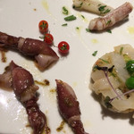 オステリア・オリエーラ - イカの前菜