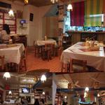 テレビのスクリーンではミャンマーのカラオケとおぼしきミュージックビデオを流していました