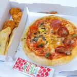 ドミノピザ - 2023年4月　マイドミノ（ドミノ・デラックス＆マルゲリータ）【税込1090円】