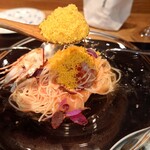 やまぐち - フルーツトマトのカッペリーニ、からすみがけ