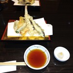 やっちろ - 鮎　海老　インゲン豆　サワラ　イカの耳