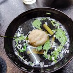 一水荘 - エビしんじょうのお吸い物