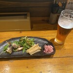 麺ぽーかろぅ - めちゃお得！よなよなエール&謎のおつまみセット