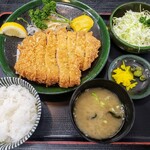 とんかつ鉄平 - 大ロースとんかつ　1700円