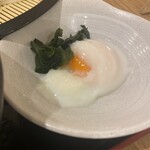 因幡うどん - 温玉トッピング100円は追加注文