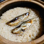 閑祥庵 禅紫 - 鮎ご飯