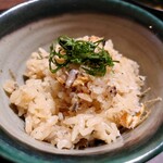 閑祥庵 禅紫 - 鮎ご飯