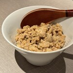 焼鳥ごくう 奥 - 極みコース　お食事「鶏そぼろごはん」