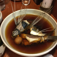 魚めし 竹亭 - トビウオの煮付け