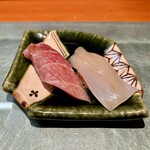 弥助鮨 - 大トロ/剣先烏賊