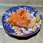 弥助鮨 - 海老の雲丹ソース