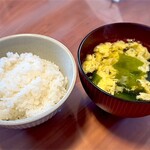 花風里 - ご飯＆かき玉汁