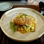 STELLAR WORKS Restaurant & Bar - スズキのフリット マンゴーとライムのタルタル