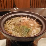 都わすれ - じゅんさいのお鍋　決して高価な食材ではないけれど、地元の自然を味わえました。美味しかったです。