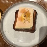 レストランユニック - Foie Gras sur brioche toastée en tartinettes