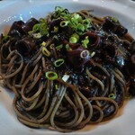 ダニエルハウス - ランチセット　イカ墨とポルチーニのパスタ￥1530