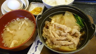 uoyaicchou - 肉豆腐定食　税込７８０円