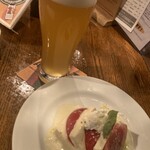 麦酒倶楽部 ポパイ - ヴァイツェンと豆腐カプレーゼ