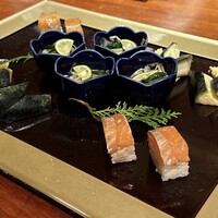 魚匠 銀平 心斎橋店 - 突き出し