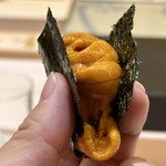 兄弟寿し - 北方四島馬糞雲丹 愛知一色産海苔