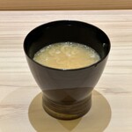 兄弟寿し - アラ汁独特の臭みは皆無で相変わらずミルキー♫