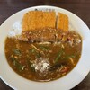ＣｏＣｏ壱番屋 - チキンと夏野菜カレー①　＋　チキンカツ
