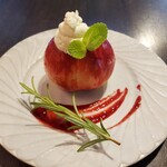 桃の農家カフェ ラペスカ - まるピーチ