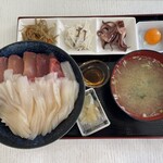 お宿いち - まぐろ・やりいか漬け丼