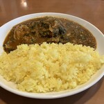 きんもち - チキンカレー(850円)、野菜(160円)追加