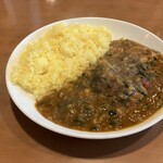 きんもち - チキンカレー(850円)、野菜(160円)追加