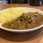 きんもち - チキンカレー(850円)、野菜(160円)追加