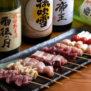 人気の焼き鳥を豊富にご用意!!個室居酒屋で堪能。