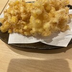 スシノミヤ - とうもろこし天ぷら。