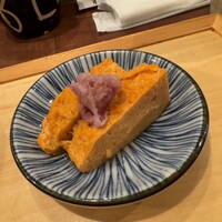 自家製粉石臼挽きうどん 青空blue 本店 - 小鉢1 厚焼き玉子